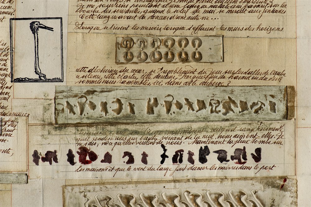 Les grands testaments - Format 80 cm x 220 x cm - Photographie: Joseph Caprio