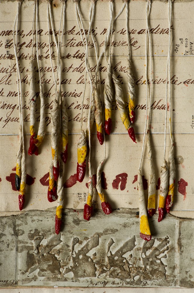 Les grands testaments - Format 80 cm x 220 x cm - Photographie: Joseph Caprio