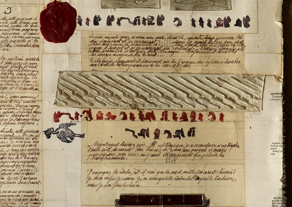 Les grands testaments - Format 80 cm x 220 x cm - Photographie: Joseph Caprio