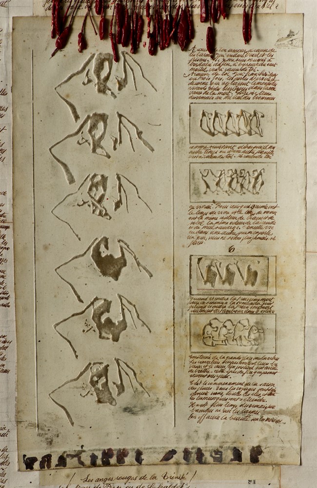 Les grands testaments - Format 80 cm x 220 x cm - Photographie: Joseph Caprio