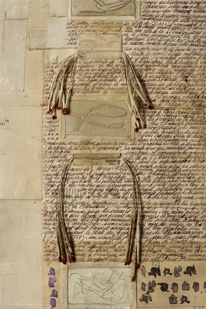 Les grands testaments - Format 80 cm x 220 x cm - Photographie: Joseph Caprio