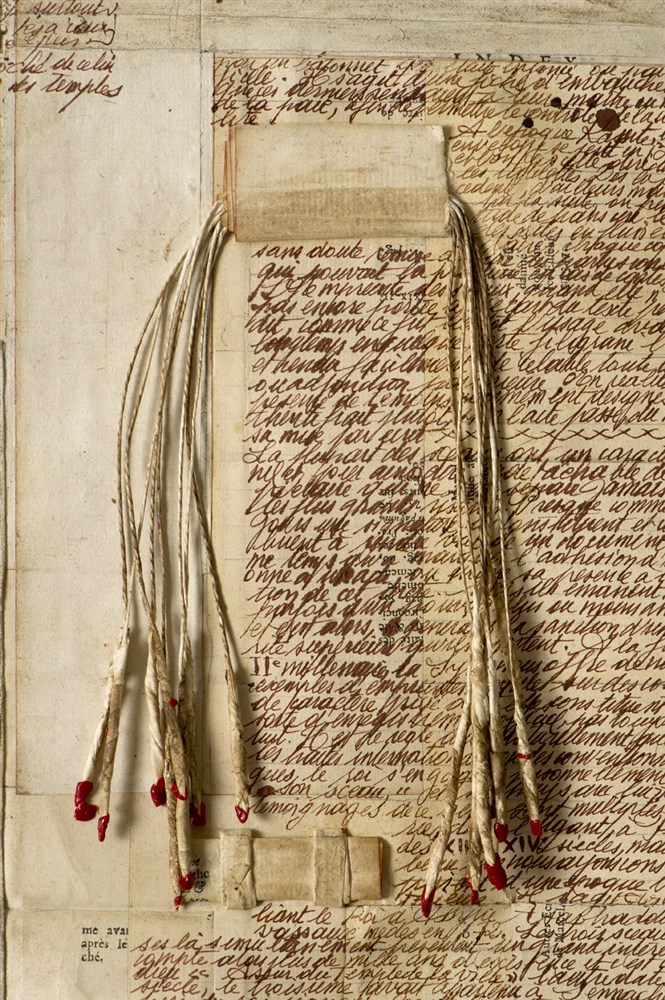 Les grands testaments - Format 80 cm x 220 x cm - Photographie: Joseph Caprio