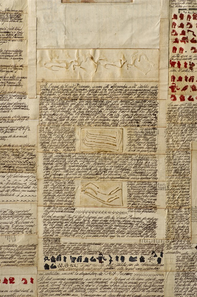 Les grands testaments - Format 80 cm x 220 x cm - Photographie: Joseph Caprio