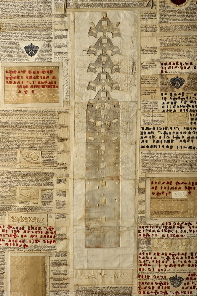 Les grands testaments - Format 80 cm x 220 x cm - Photographie: Joseph Caprio