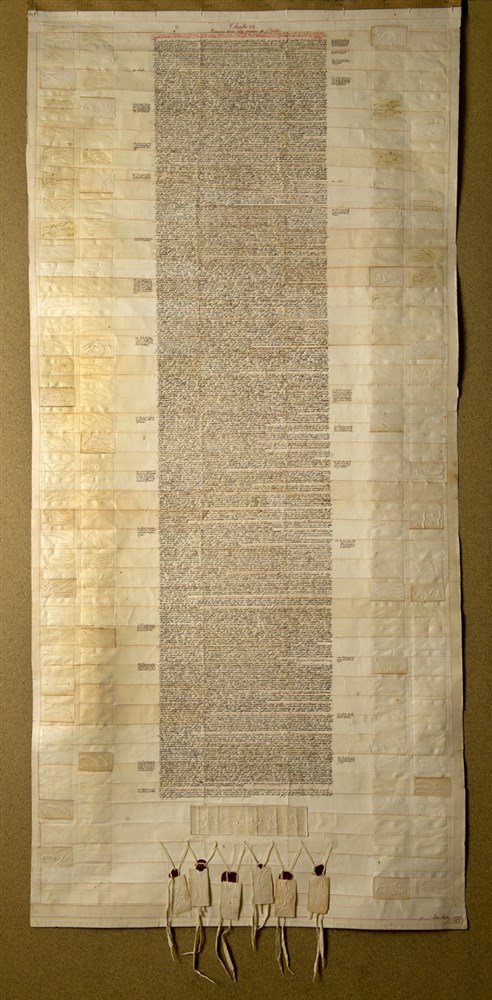 Les grands testaments - Format 80 cm x 220 x cm - Photographie: Joseph Caprio