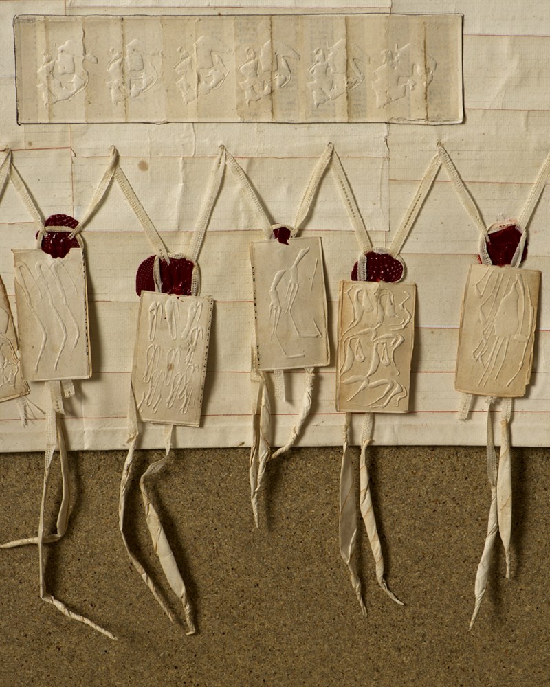 Les grands testaments - Format 80 cm x 220 x cm - Photographie: Joseph Caprio