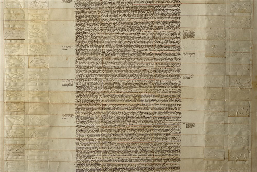 Les grands testaments - Format 80 cm x 220 x cm - Photographie: Joseph Caprio