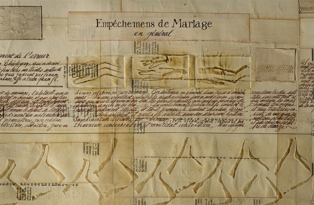 Les grands testaments - Format 80 cm x 220 x cm - Photographie: Joseph Caprio