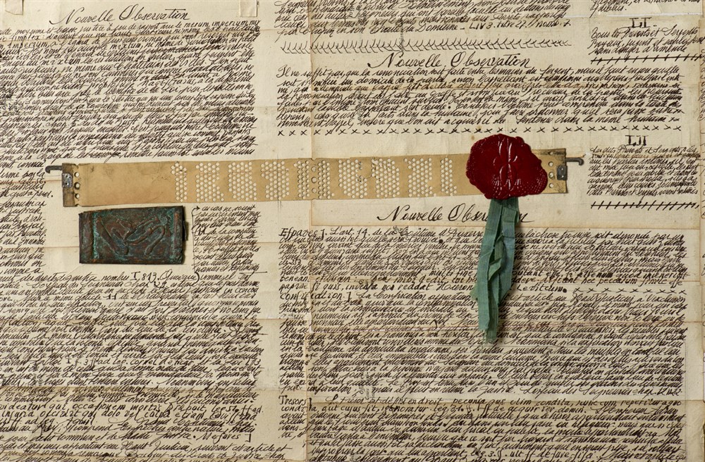 Les grands testaments - Format 80 cm x 220 x cm - Photographie: Joseph Caprio