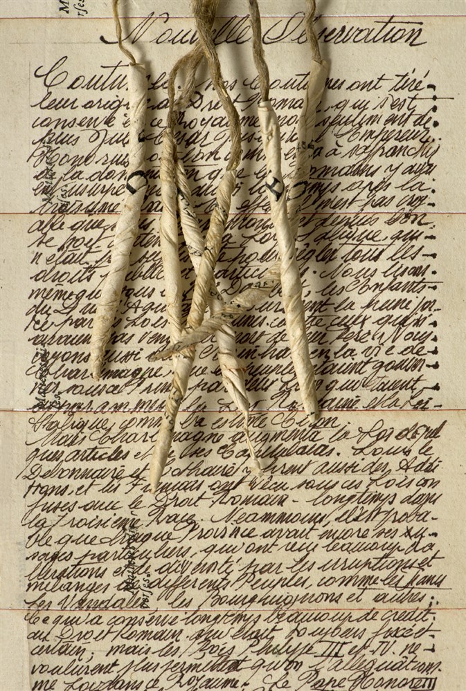 Les grands testaments - Format 80 cm x 220 x cm - Photographie: Joseph Caprio