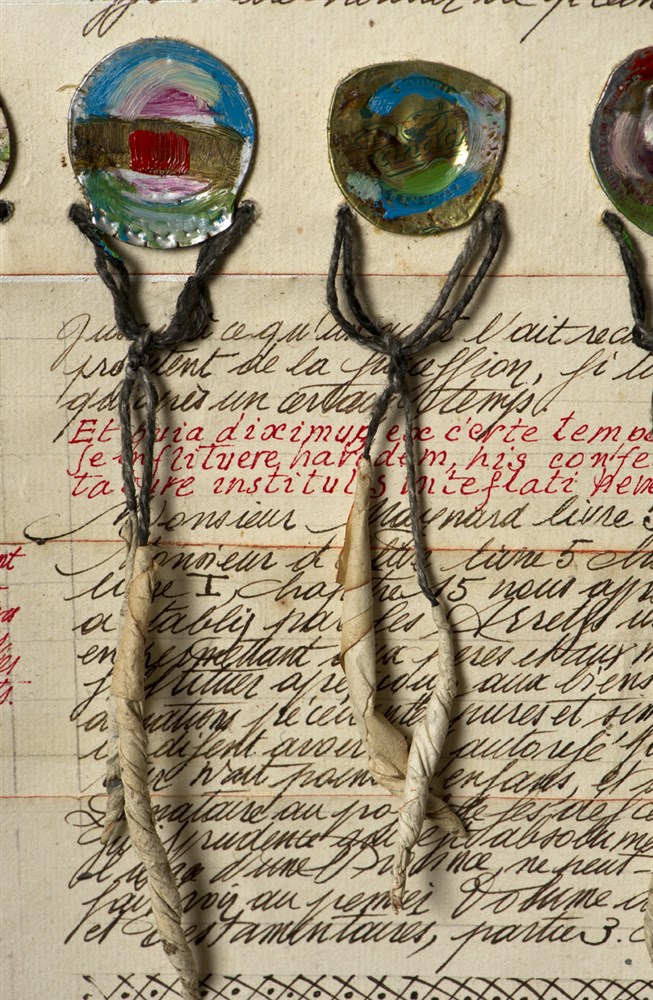 Les grands testaments - Format 80 cm x 220 x cm - Photographie: Joseph Caprio