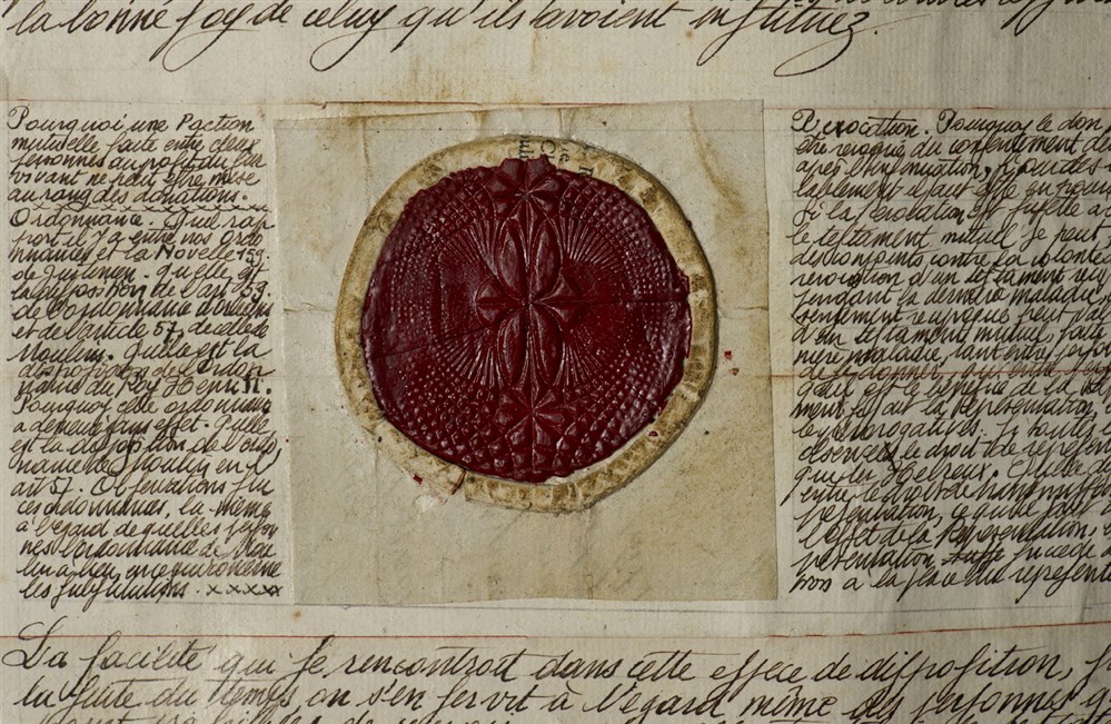 Les grands testaments - Format 80 cm x 220 x cm - Photographie: Joseph Caprio