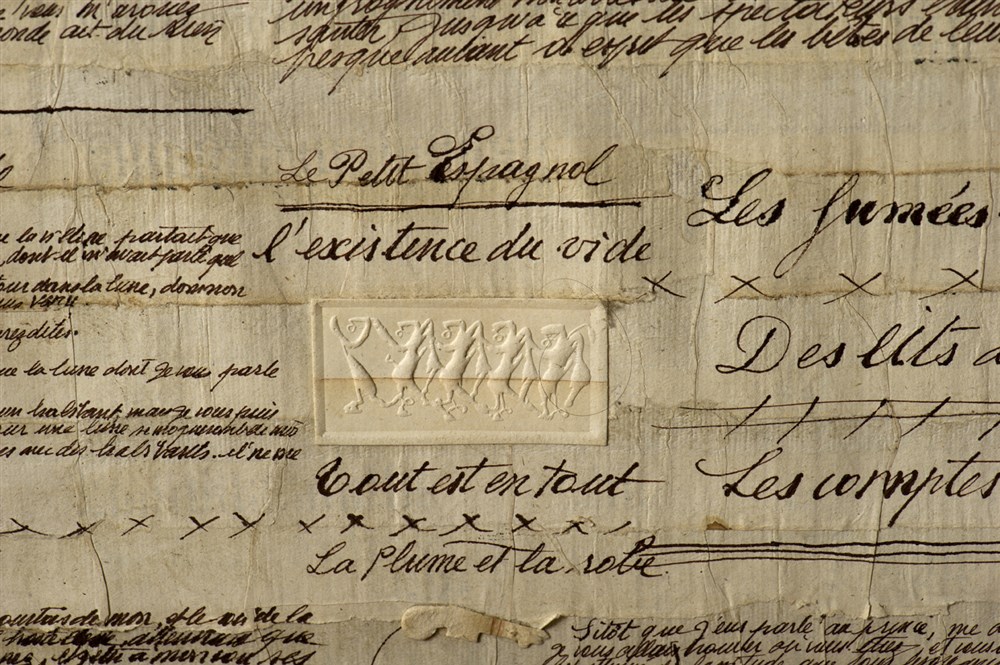 Les grands testaments - Format 80 cm x 220 x cm - Photographie: Joseph Caprio