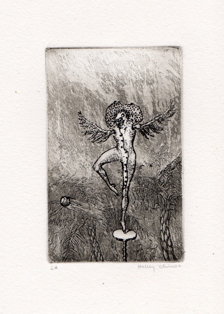 Gravure – Holley Coulter Chirot - Epreuve d'artiste - Format 18 cm x 13.5 cm - 150 euros